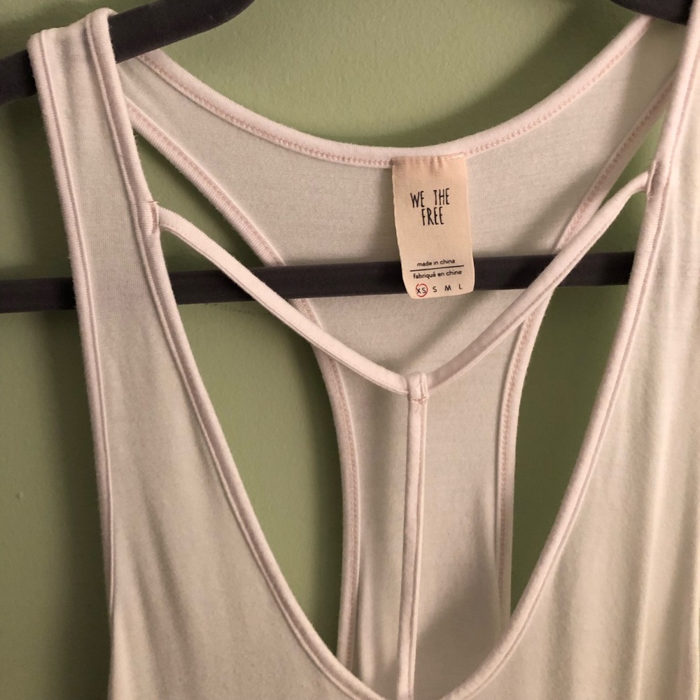 Few People WhIte Tank Top